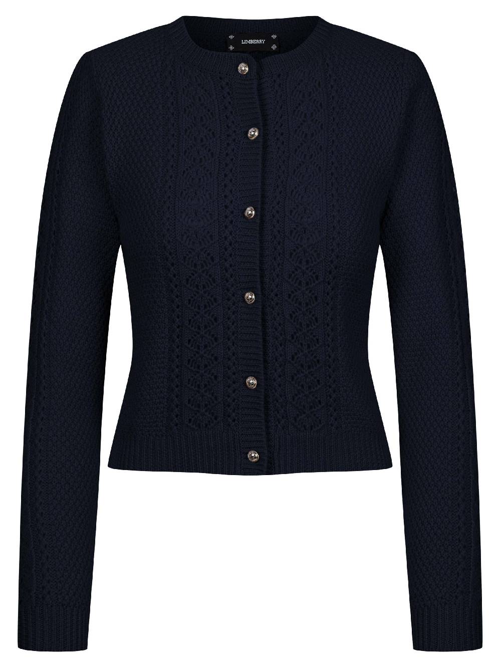 Limberry Nachtblaue Strickjacke - EVI Kostenlose Rückgabe