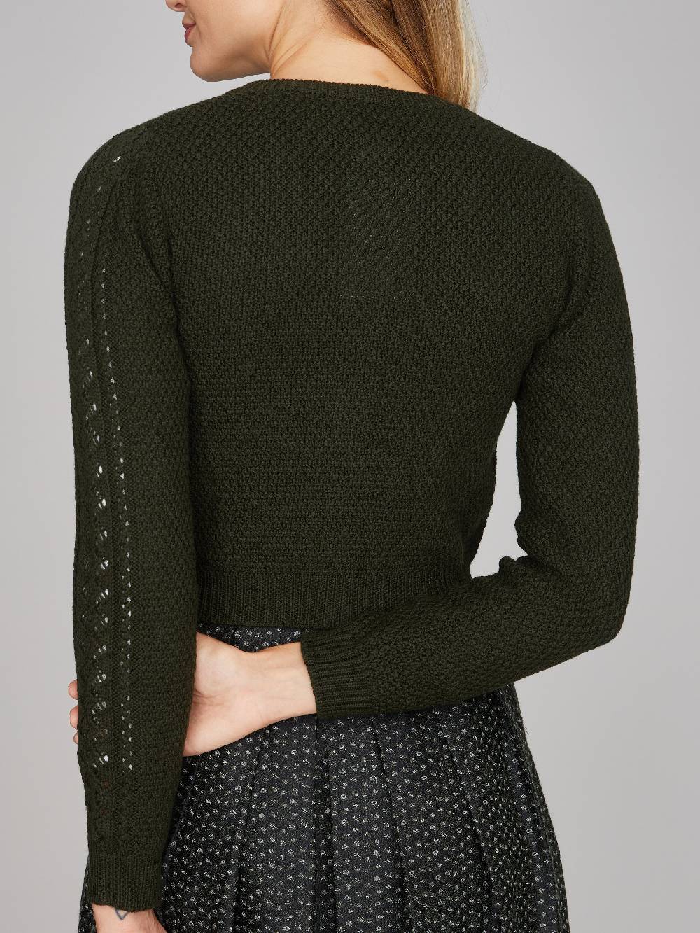 Limberry Waldgrüne Strickjacke - EVI Begrenzte Freigabe