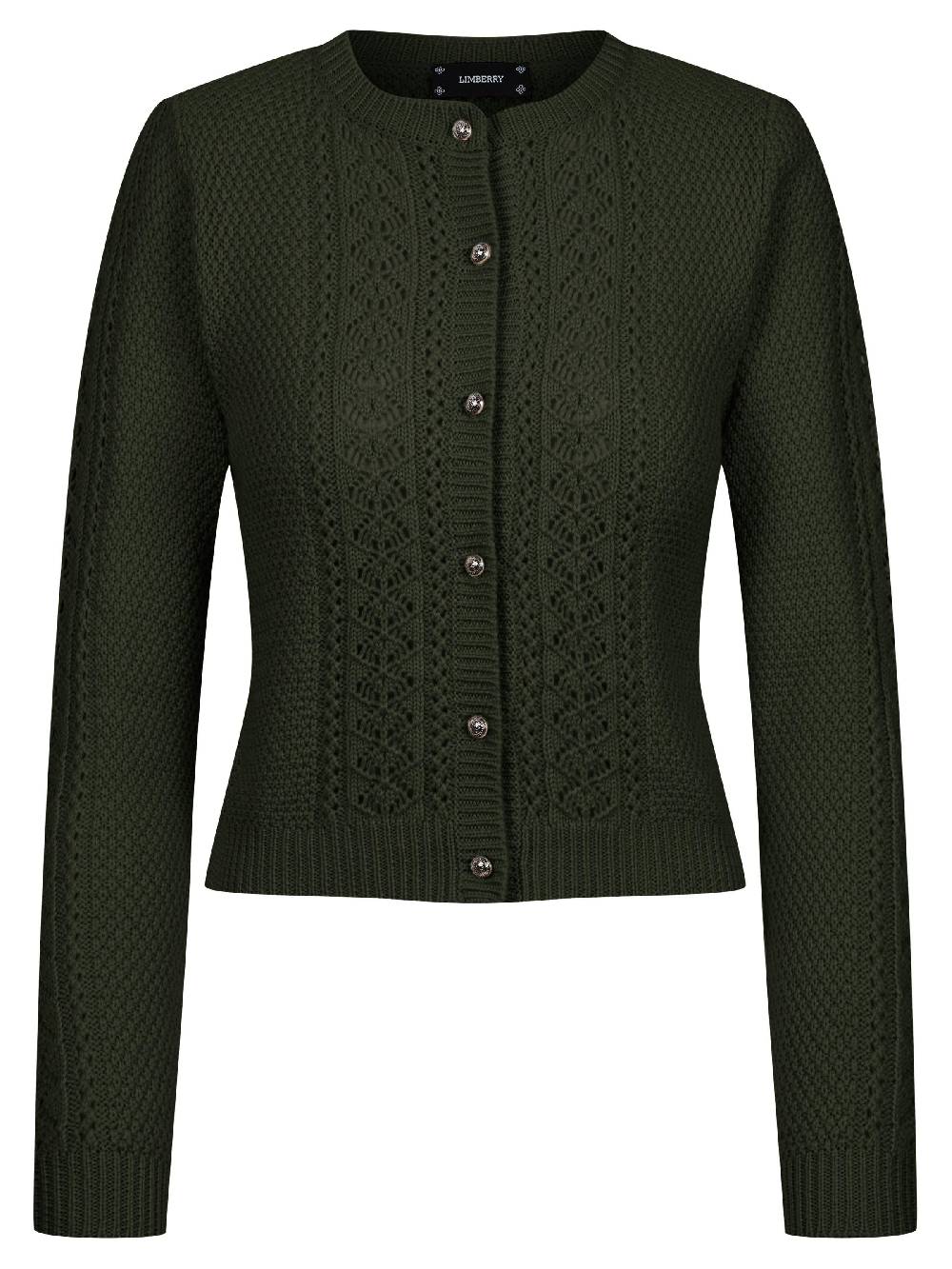 Limberry Waldgrüne Strickjacke - EVI Begrenzte Freigabe