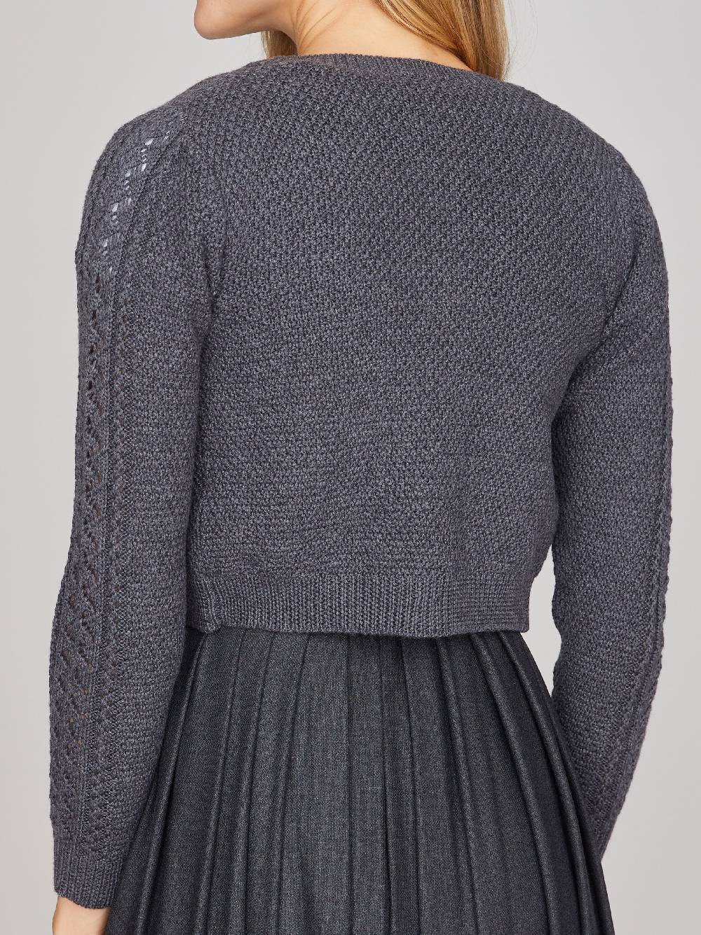 Limberry Steingraue Strickjacke - EVI JETZT KAUFEN