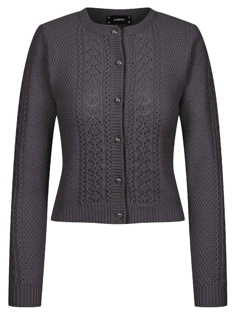Limberry Steingraue Strickjacke - EVI JETZT KAUFEN