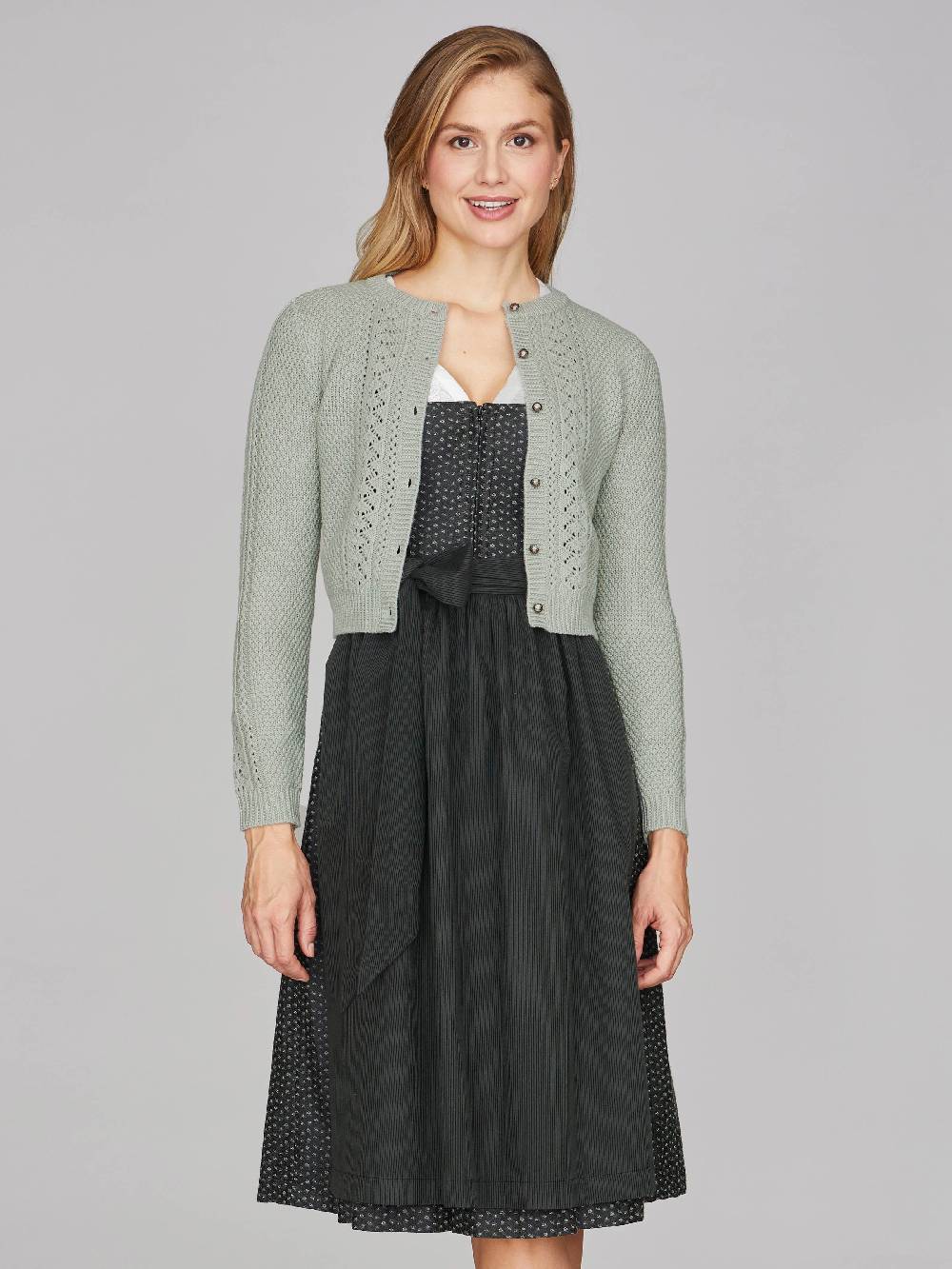 Limberry Salbeigrüne Strickjacke - EVI Zeitbegrenzte Promotion