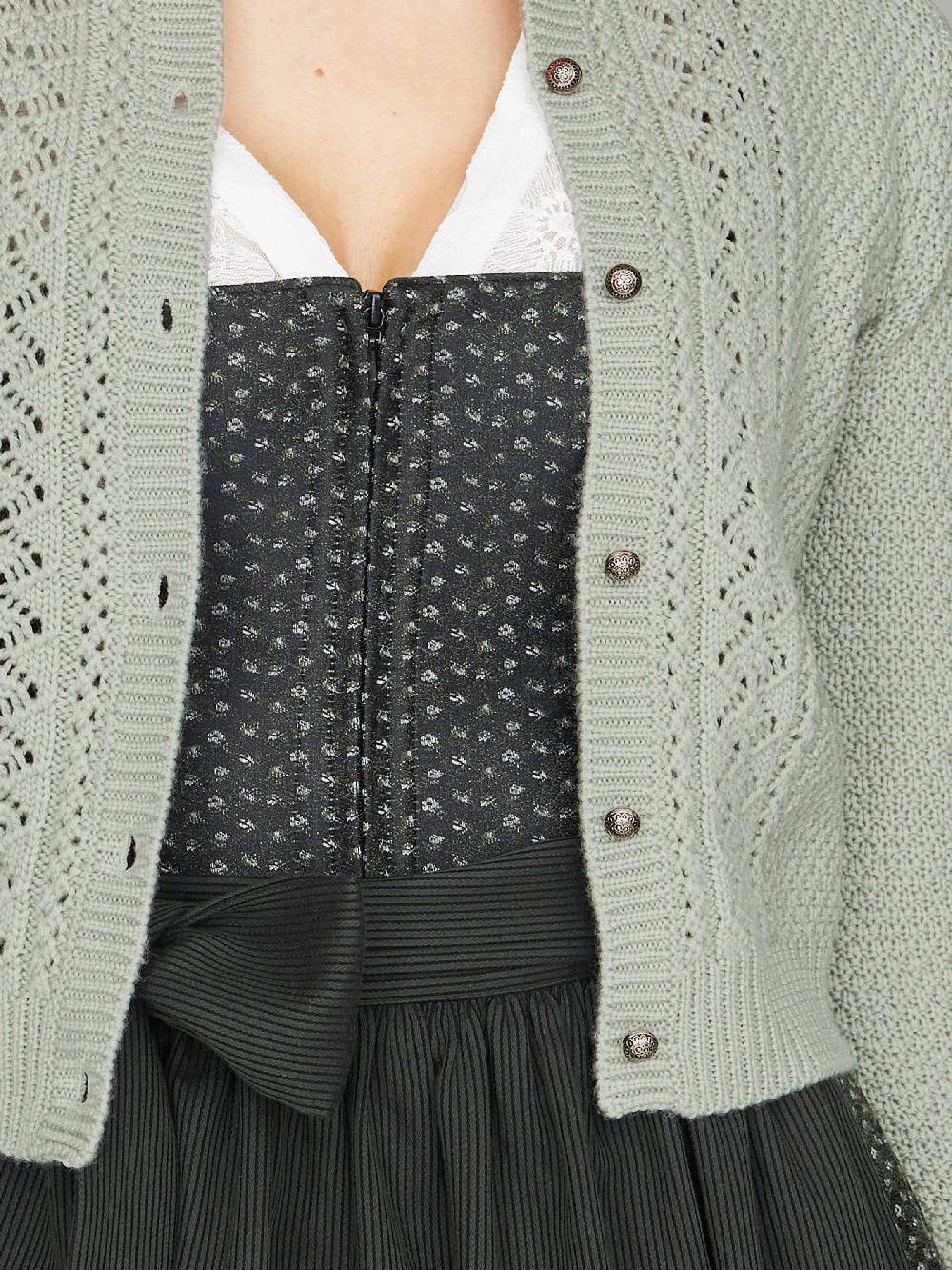 Limberry Salbeigrüne Strickjacke - EVI Zeitbegrenzte Promotion