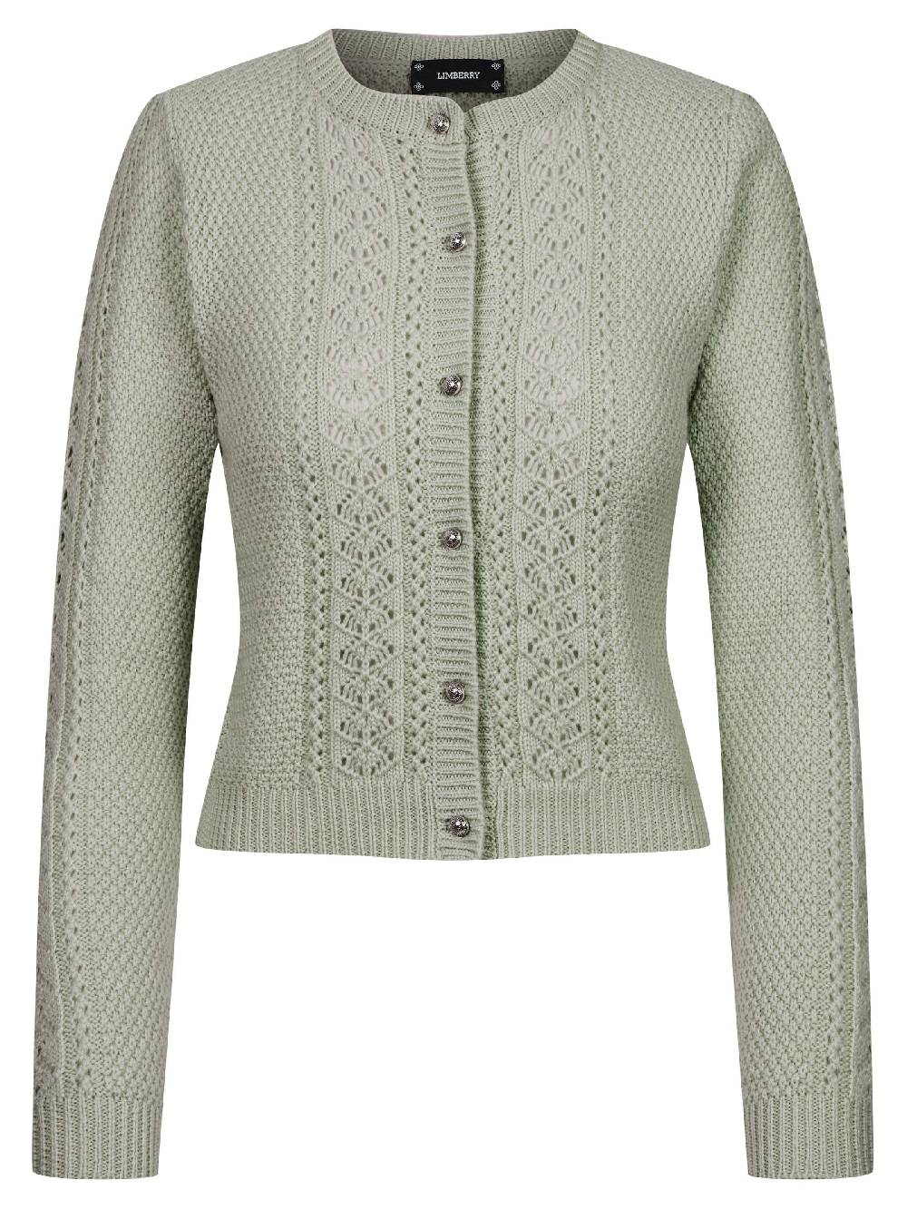 Limberry Salbeigrüne Strickjacke - EVI Zeitbegrenzte Promotion
