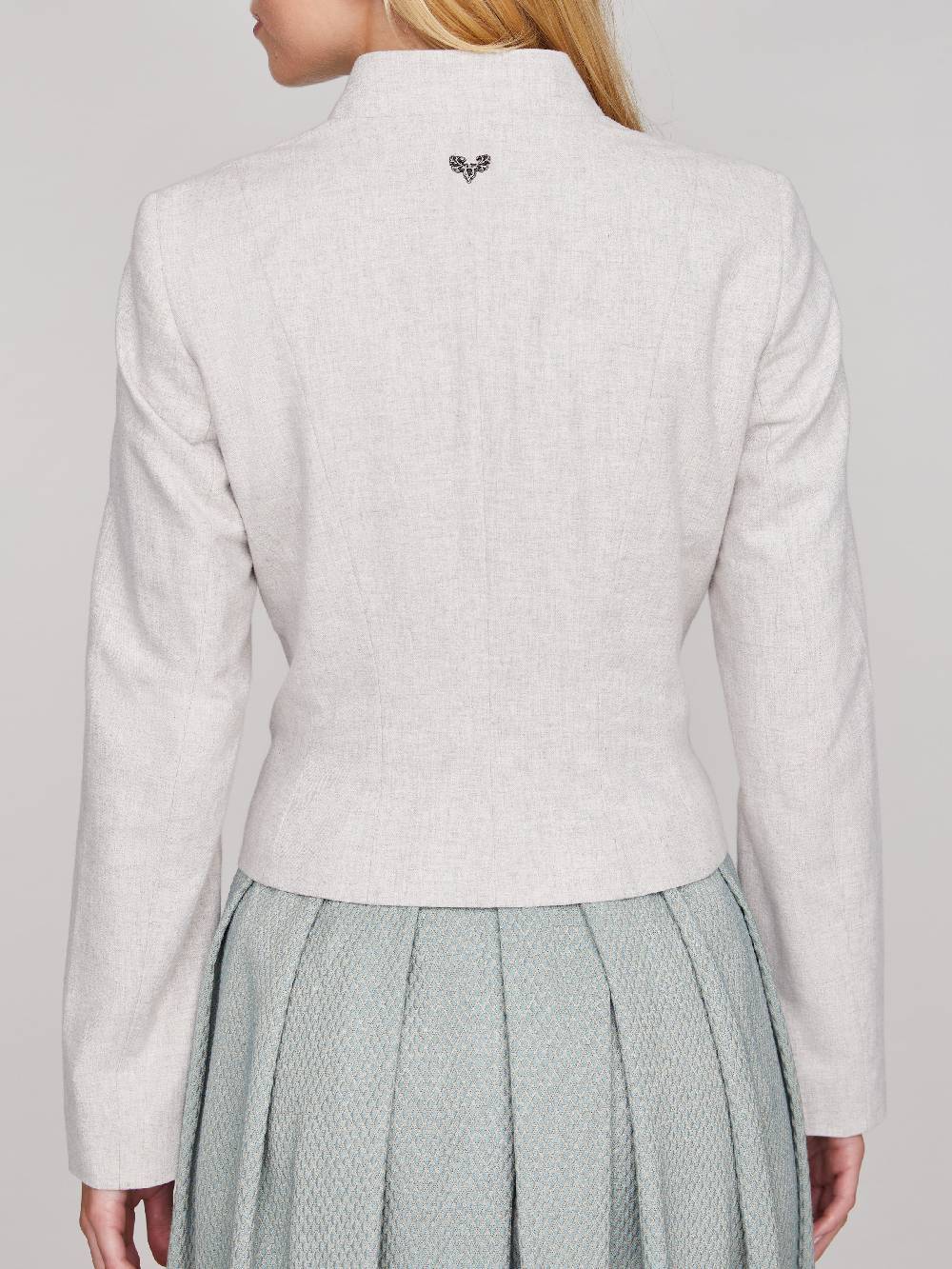 Limberry Grau-Beiger Trachtenjanker aus Loden - TIFFANY LODEN LOVELY GREIGE 50% Rabatt mit kostenlosem Versand