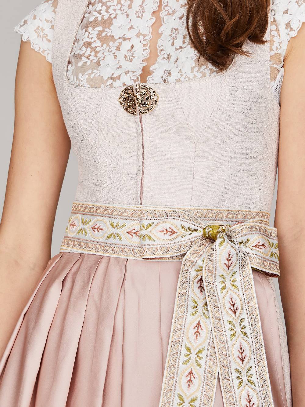 Limberry Altrosa Dirndl mit dekorativer Schnalle - LOLA ROSÉ Fabrikladen