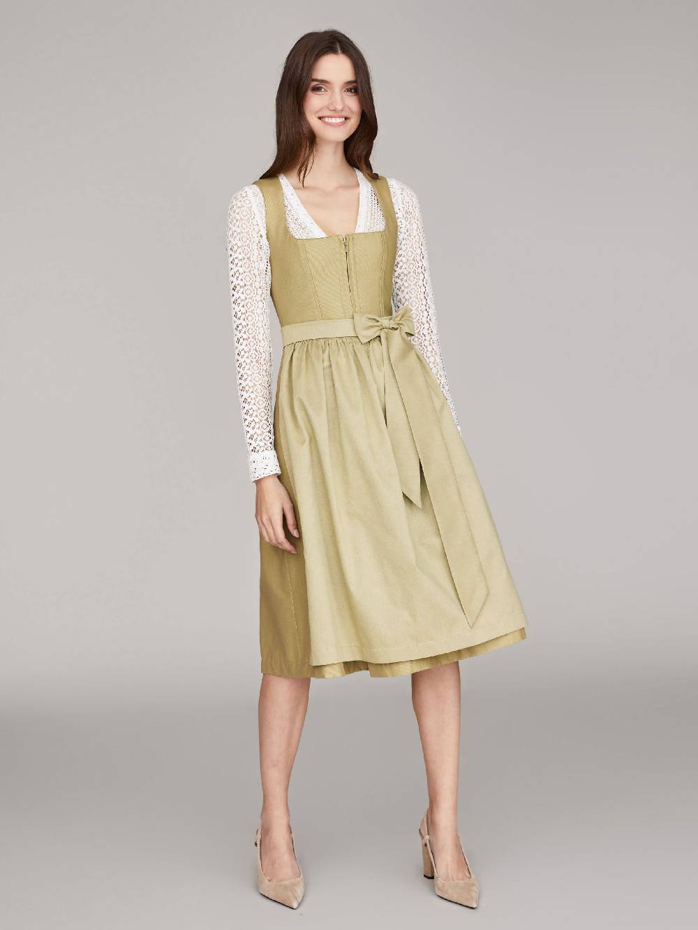 Limberry Hellgrünes Dirndl - ELAINE SPRING GREEN Speichern exportieren