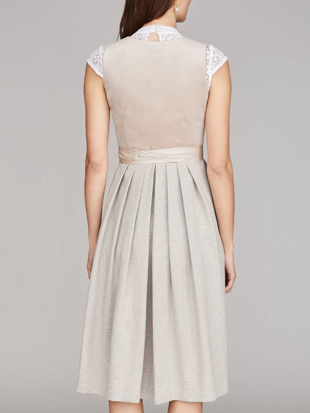 Limberry Beiges Samtdirndl - RUTH SANDSTONE Angebote