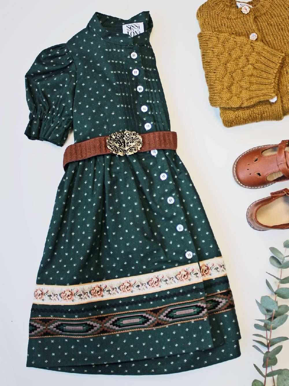 Limberry Kinderdirndl in Grün - ANNAMIRL GRÜN Sonderangebot