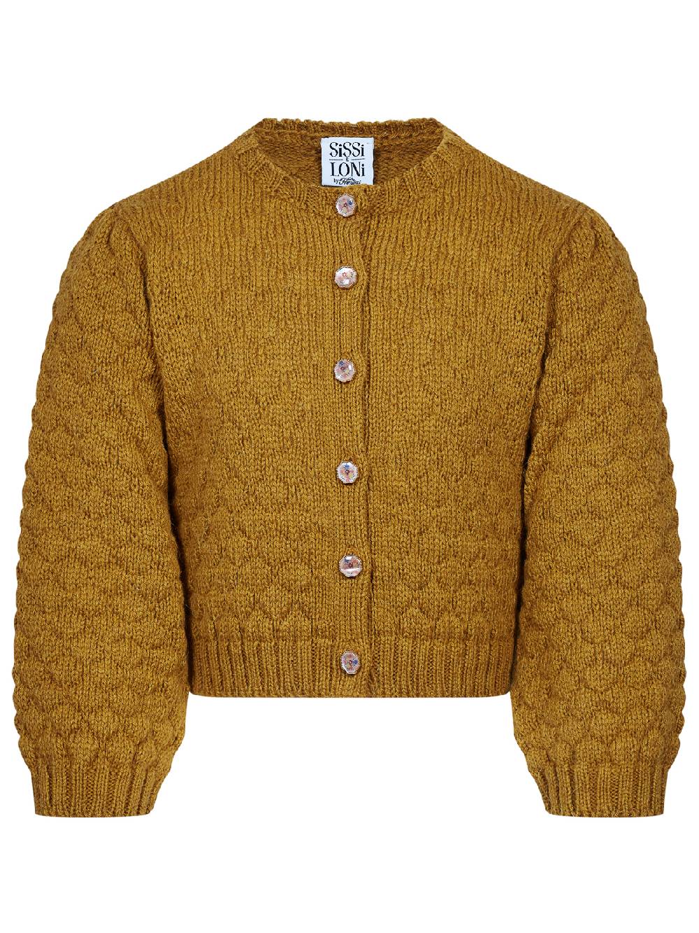 Limberry Senf-farbene Strickjacke für Kinder - INGE SENF Flash Sale