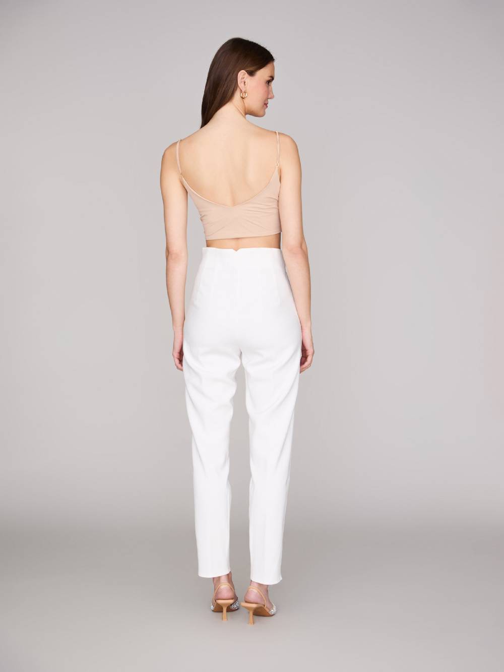 Limberry Nudefarbenes Croptop mit Spaghettiträgern - PAGE Valentinstagsangebot