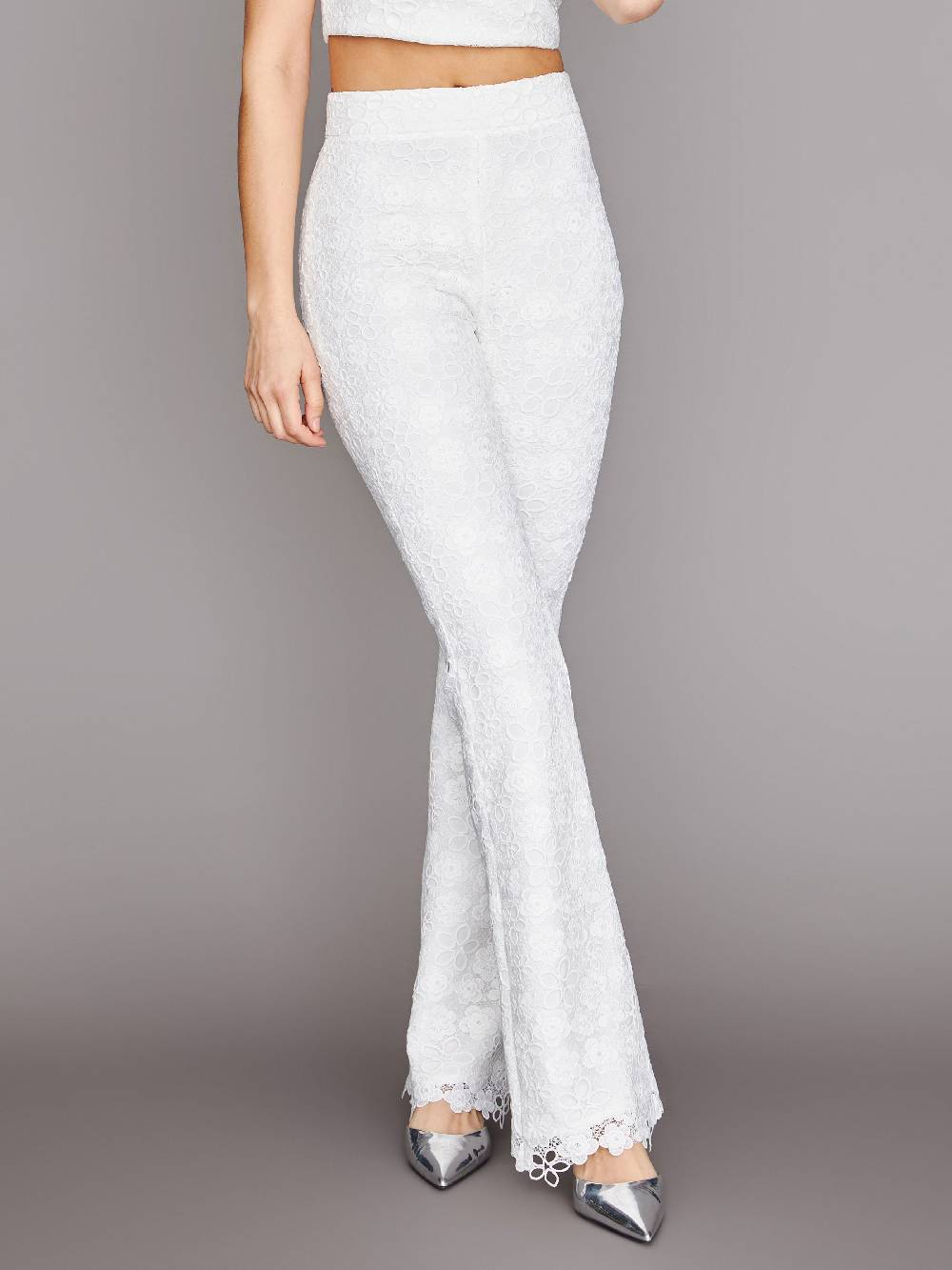 Limberry Cremefarbene Braut-Hose aus Spitze - IVY Zeitlich begrenztes Angebot
