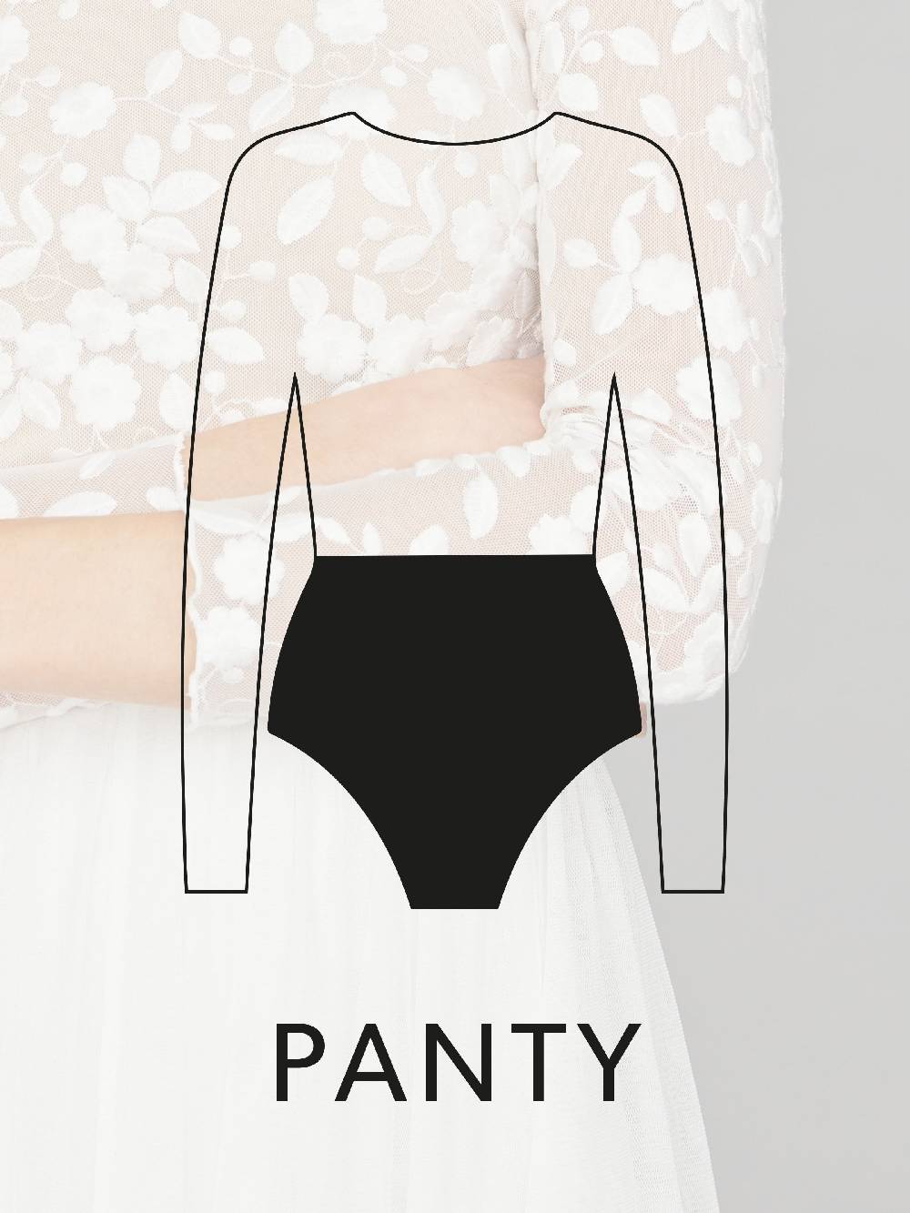 Limberry Braut-Body mit Blumen-Spitze - ELLEN Blitzangebot