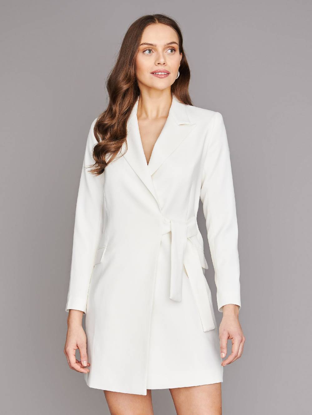 Limberry Cremefarbenes Braut-Blazerkleid - LEONA Räumungsverkauf