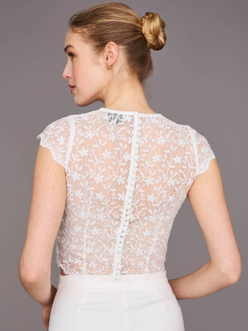 Limberry Cremefarbenes Braut-Top - ROSIE Bis zu 50% Rabatt