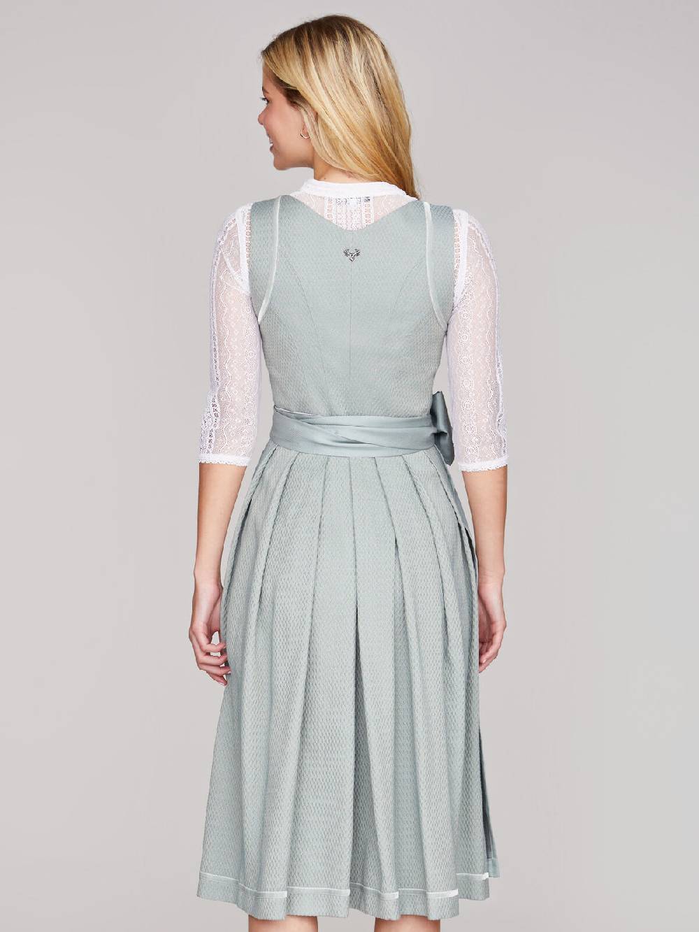 Limberry Mintfarbenes Dirndl - JOSPEHINE WARM CYAN Auslauf