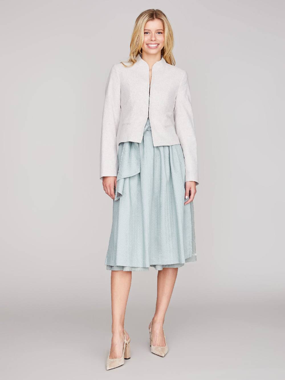 Limberry Mintfarbenes Dirndl - JOSPEHINE WARM CYAN Auslauf
