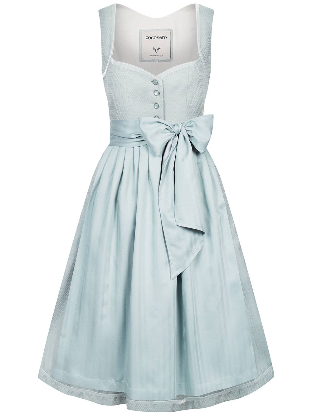 Limberry Mintfarbenes Dirndl - JOSPEHINE WARM CYAN Auslauf