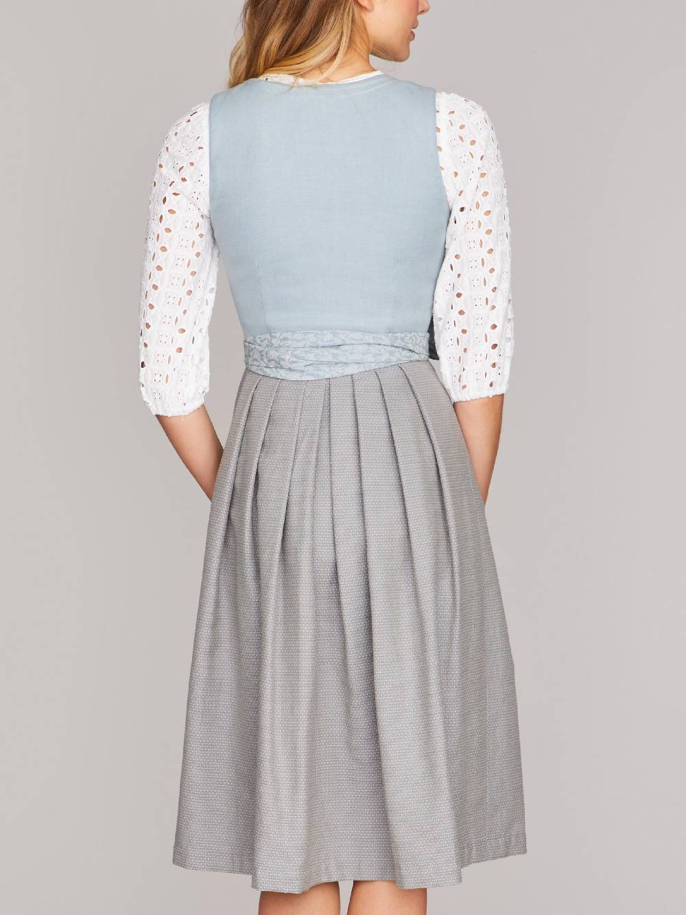 Limberry Dirndl in Mint mit Schnursteppung - CLAIRE SUMMER SAGE Tiefpreis