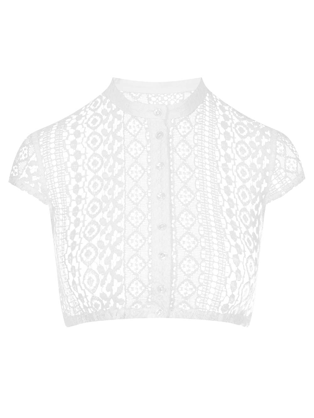 Limberry Cremeweiße Dirndlbluse mit Flügelarm - MERLE 50% Rabatt mit kostenlosem Versand