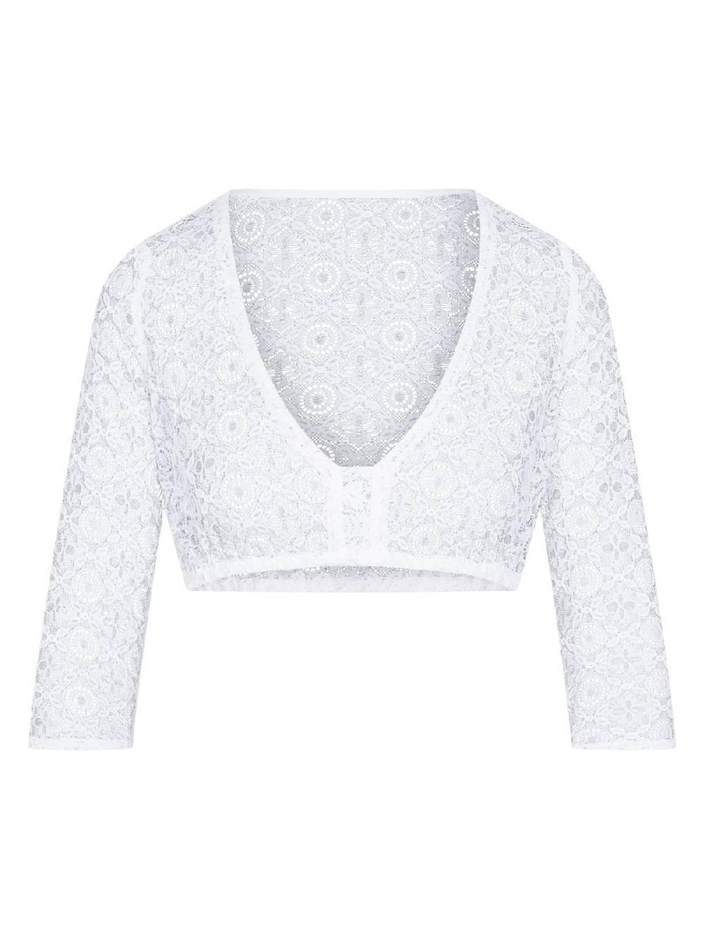 Limberry Langarm-Dirndlbluse mit V-Ausschnitt - KÄTHE Black Friday Preise