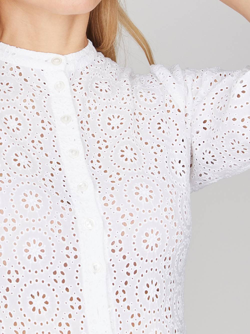 Limberry Cremeweißer Body mit Stickerei - LOLA WEISS Cyber Monday