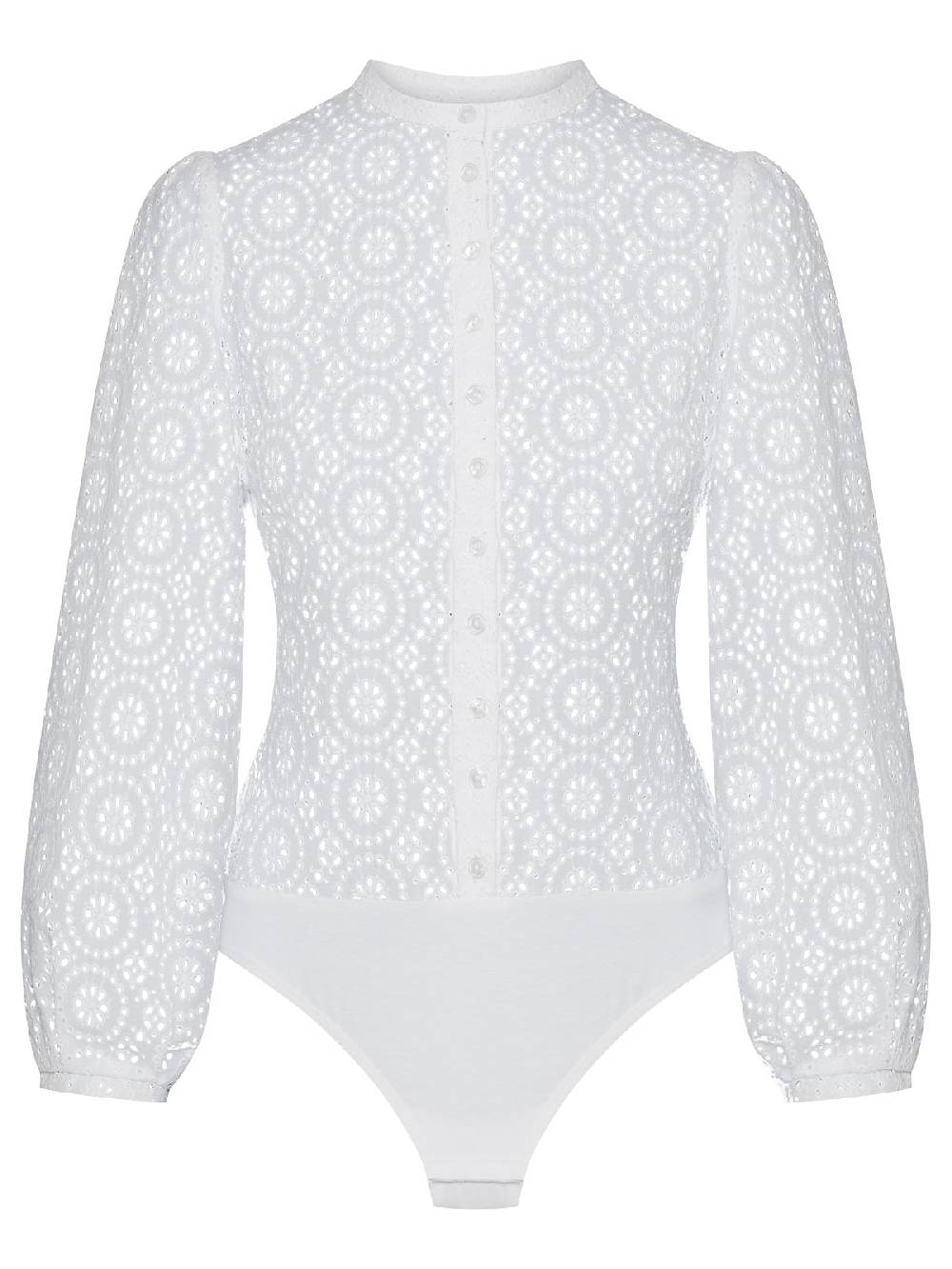 Limberry Cremeweißer Body mit Stickerei - LOLA WEISS Cyber Monday