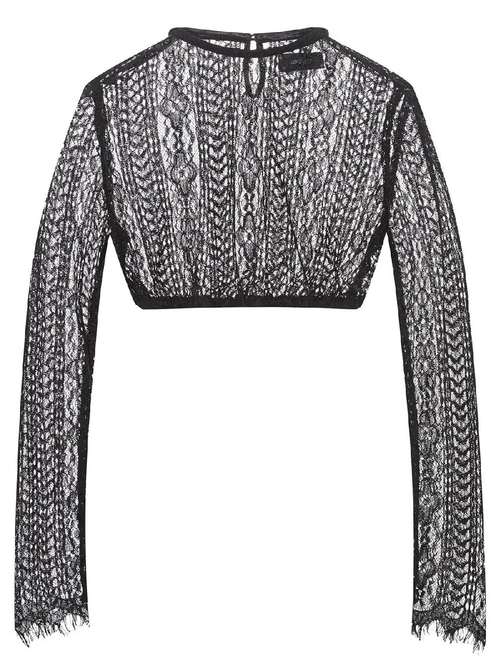 Limberry Schwarze Dirndlbluse mit langem Arm - ANEMONE SCHWARZ Jubiläumsangebot