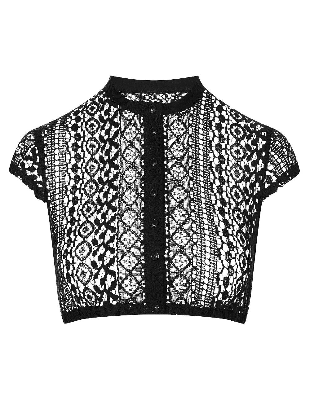 Limberry Dirndlbluse in Schwarz mit Flügelarm - MERLE Neueste Mode