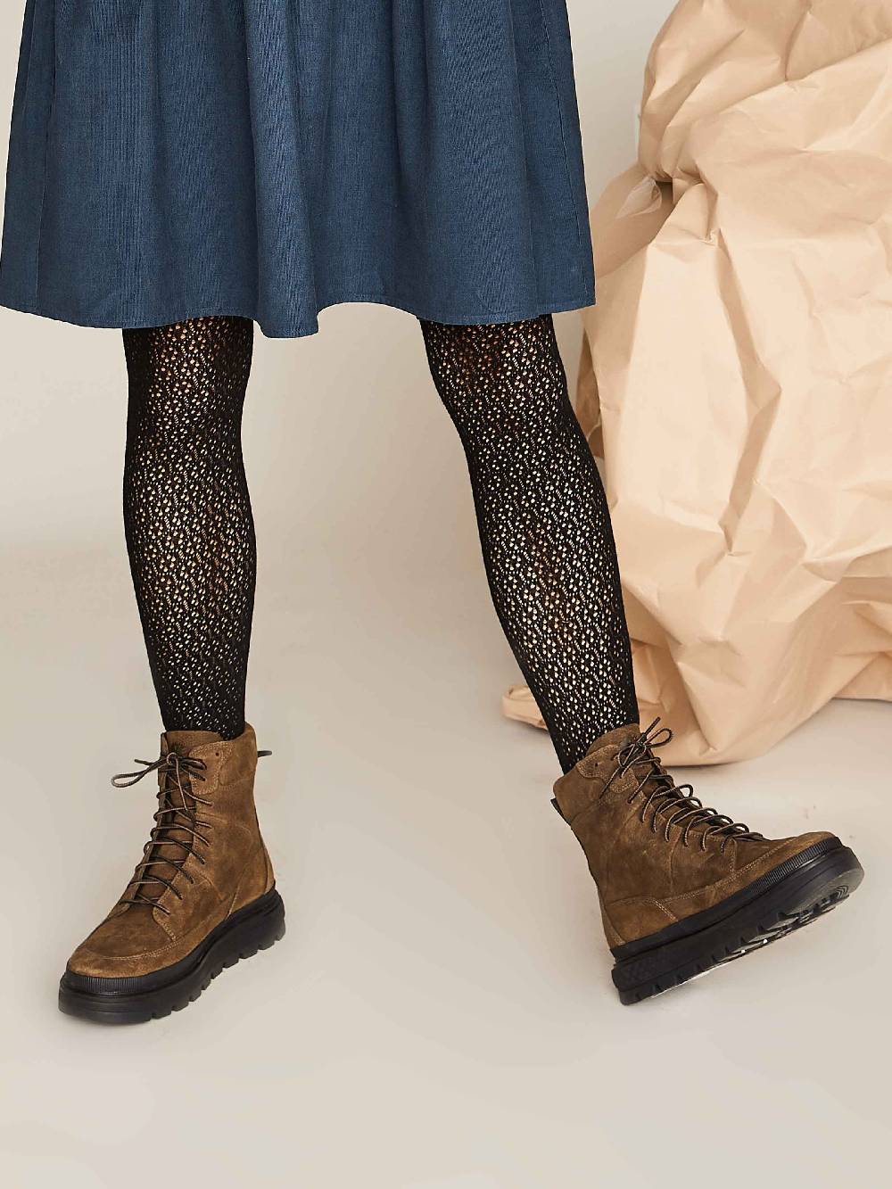 Limberry Trachten-Strumpfhose in Schwarz - FLEUR Super Rabatt