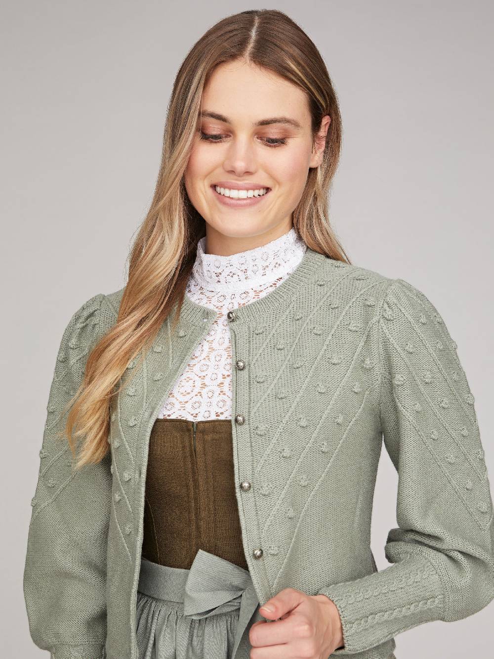 Limberry Strickjacke in Khaki - MIA Begrenzt auf 3 Tage