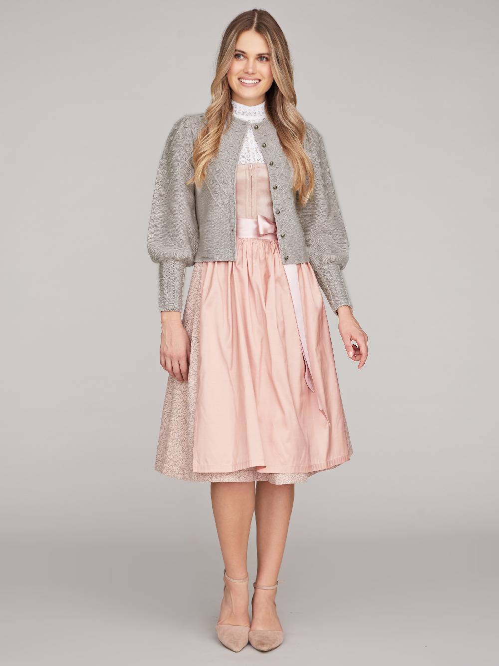 Limberry Strickjacke in Grau-Beige - MIA Outlet