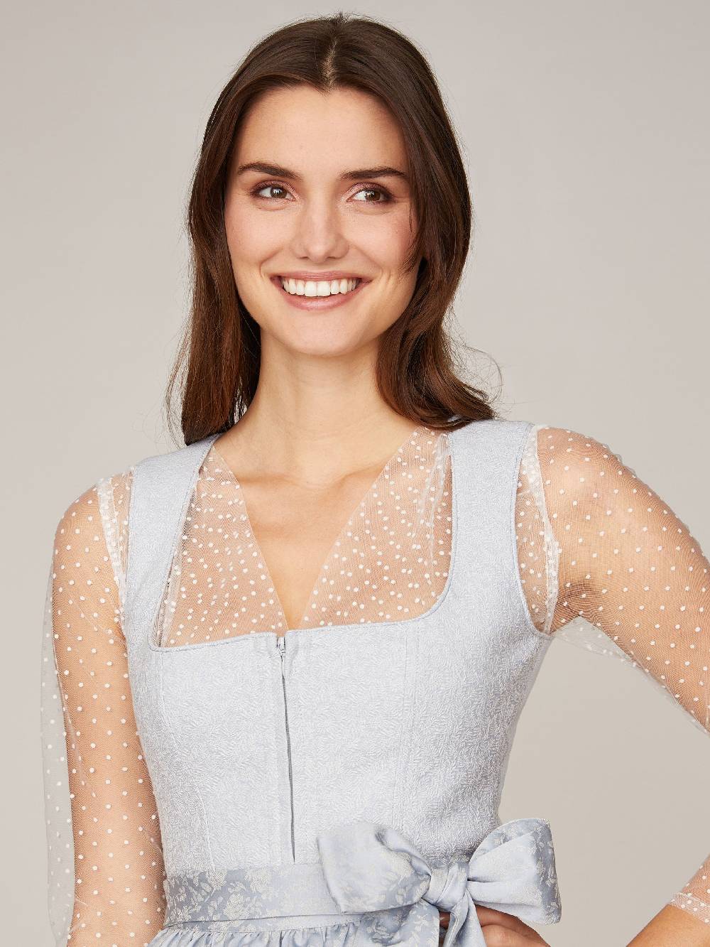 Limberry Weiße Dirndlbluse - MOLLY WEISS Kostenloser Versand
