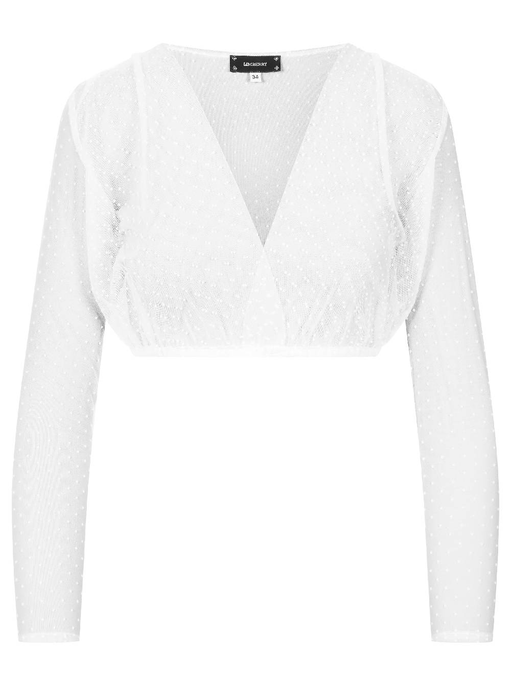 Limberry Weiße Dirndlbluse - MOLLY WEISS Kostenloser Versand