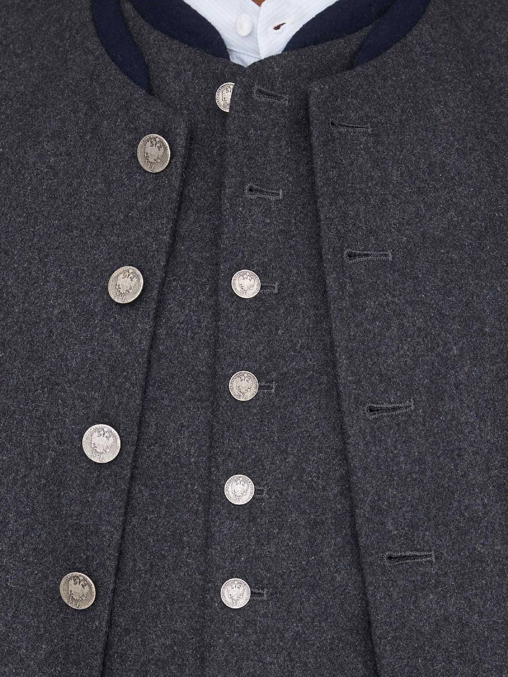 Limberry Grauer Trachtenjanker - VALENTIN SLATE GREY Neueste Stile
