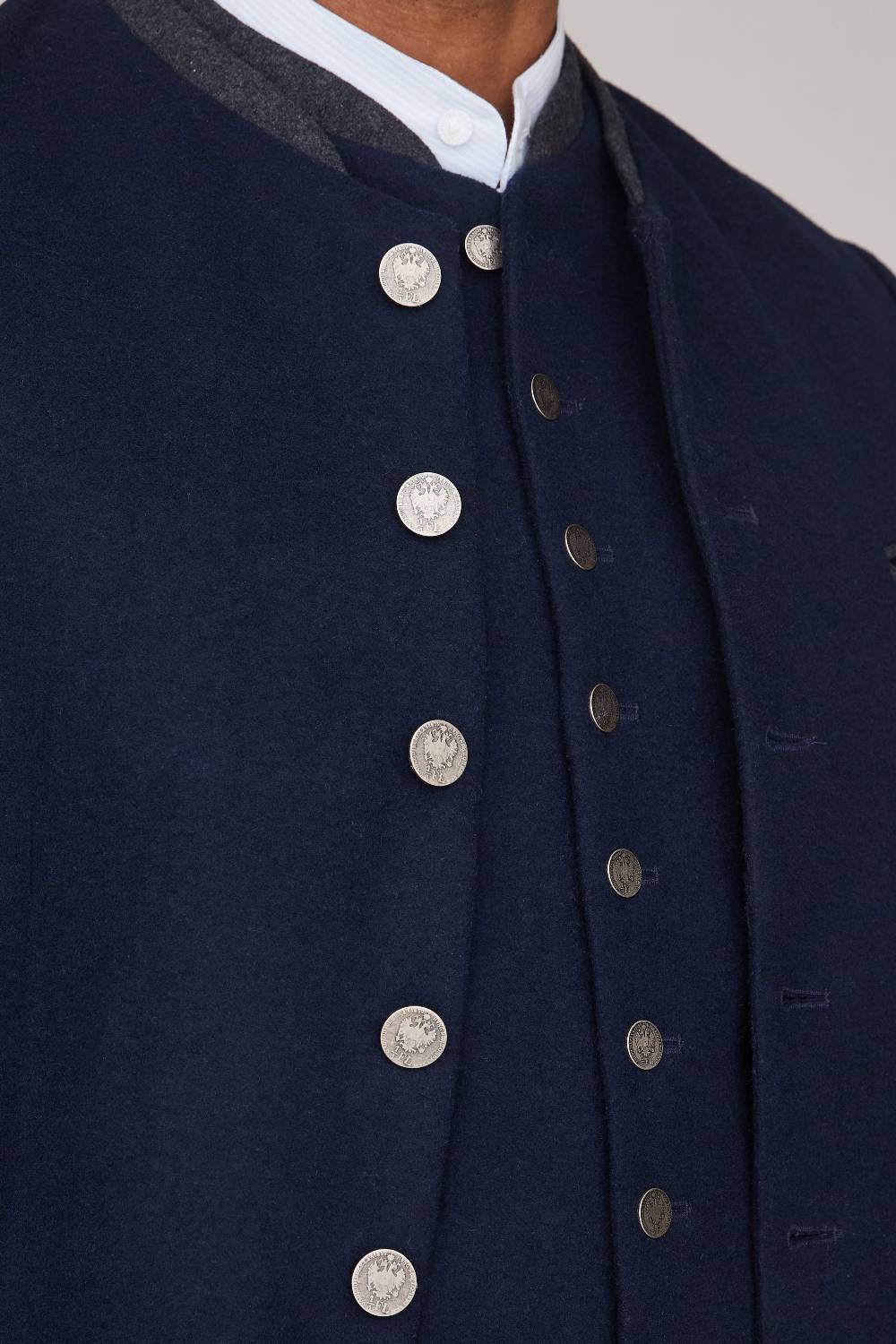 Limberry Dunkelblauer Trachtenjanker - VALENTIN DARK NAVY Zeitbegrenzte Promotion