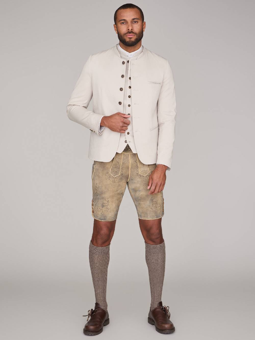 Limberry Beiger Trachtenjanker - VINCENT LIGHT BEIGE Nur für heute