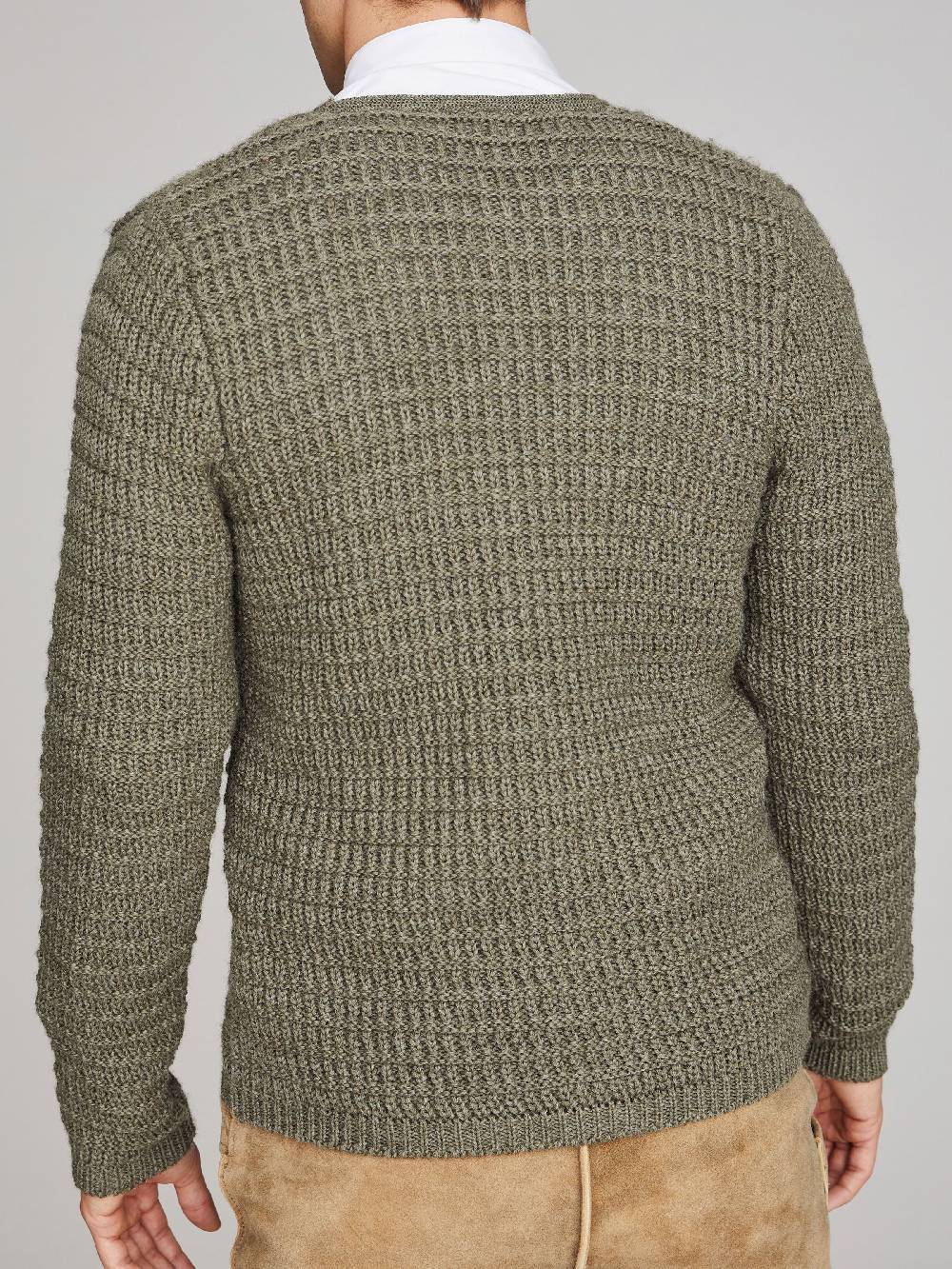 Limberry Olivgrüne Strickjacke - ANTON Rabatte dieses Monats