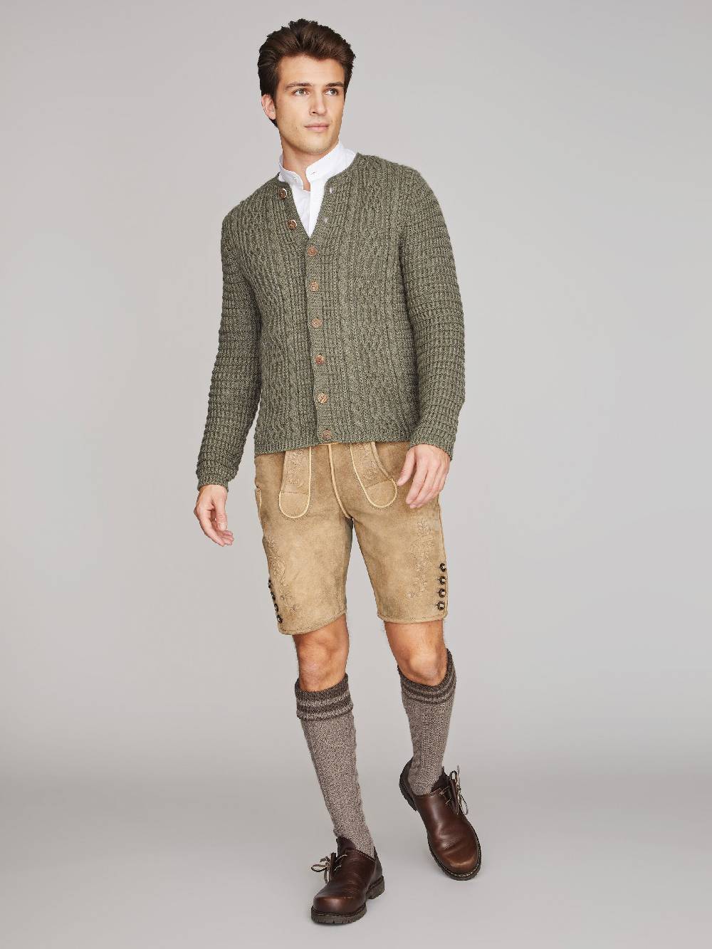 Limberry Olivgrüne Strickjacke - ANTON Rabatte dieses Monats