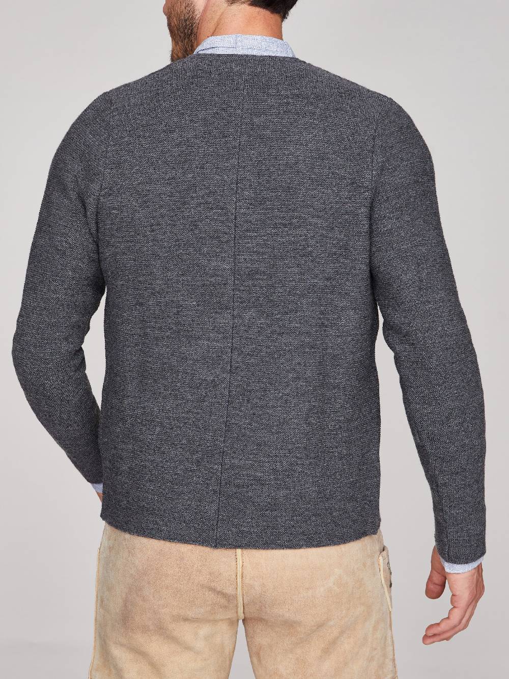 Limberry Strickjacke in Ashphalt-Grau - ALOISIUS ASPHALT Versandkostenfrei