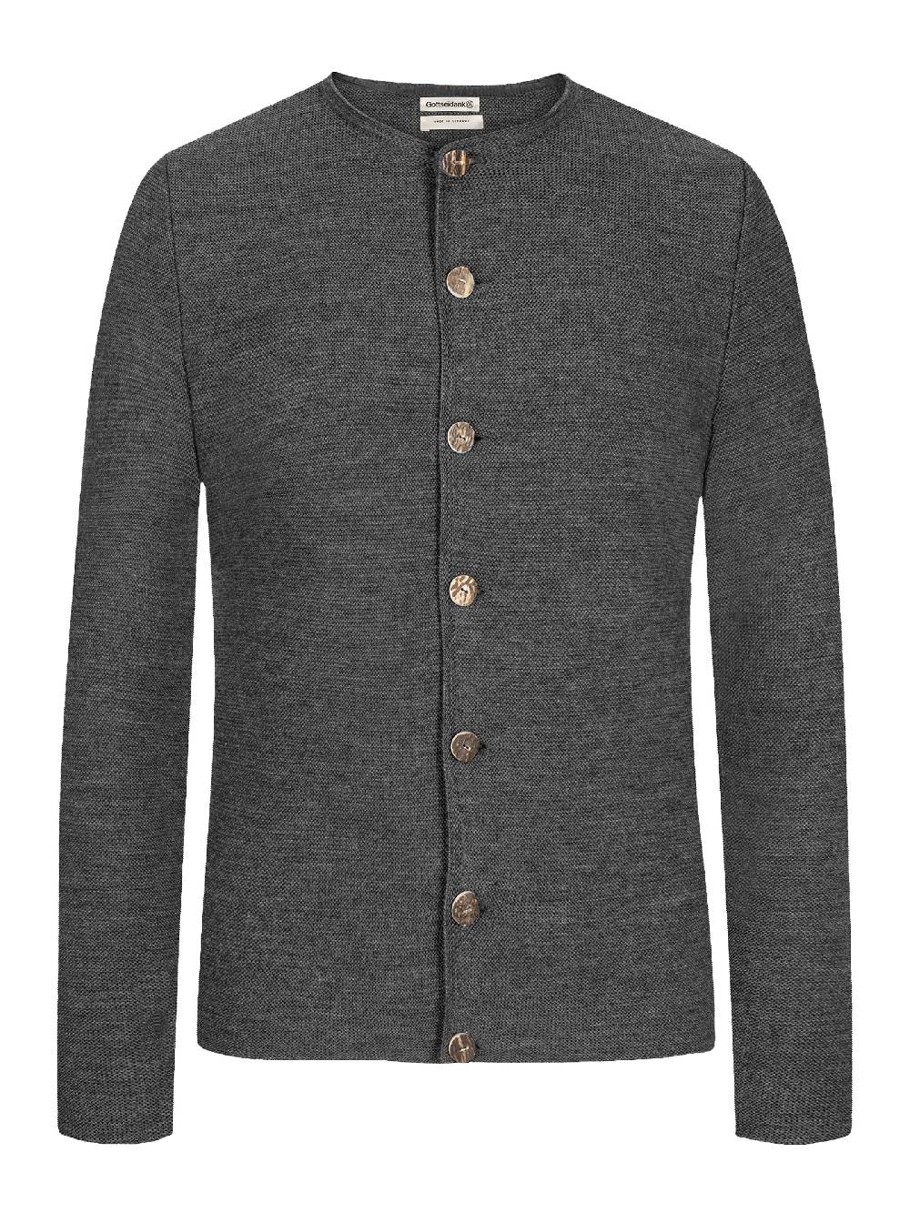 Limberry Strickjacke in Ashphalt-Grau - ALOISIUS ASPHALT Versandkostenfrei