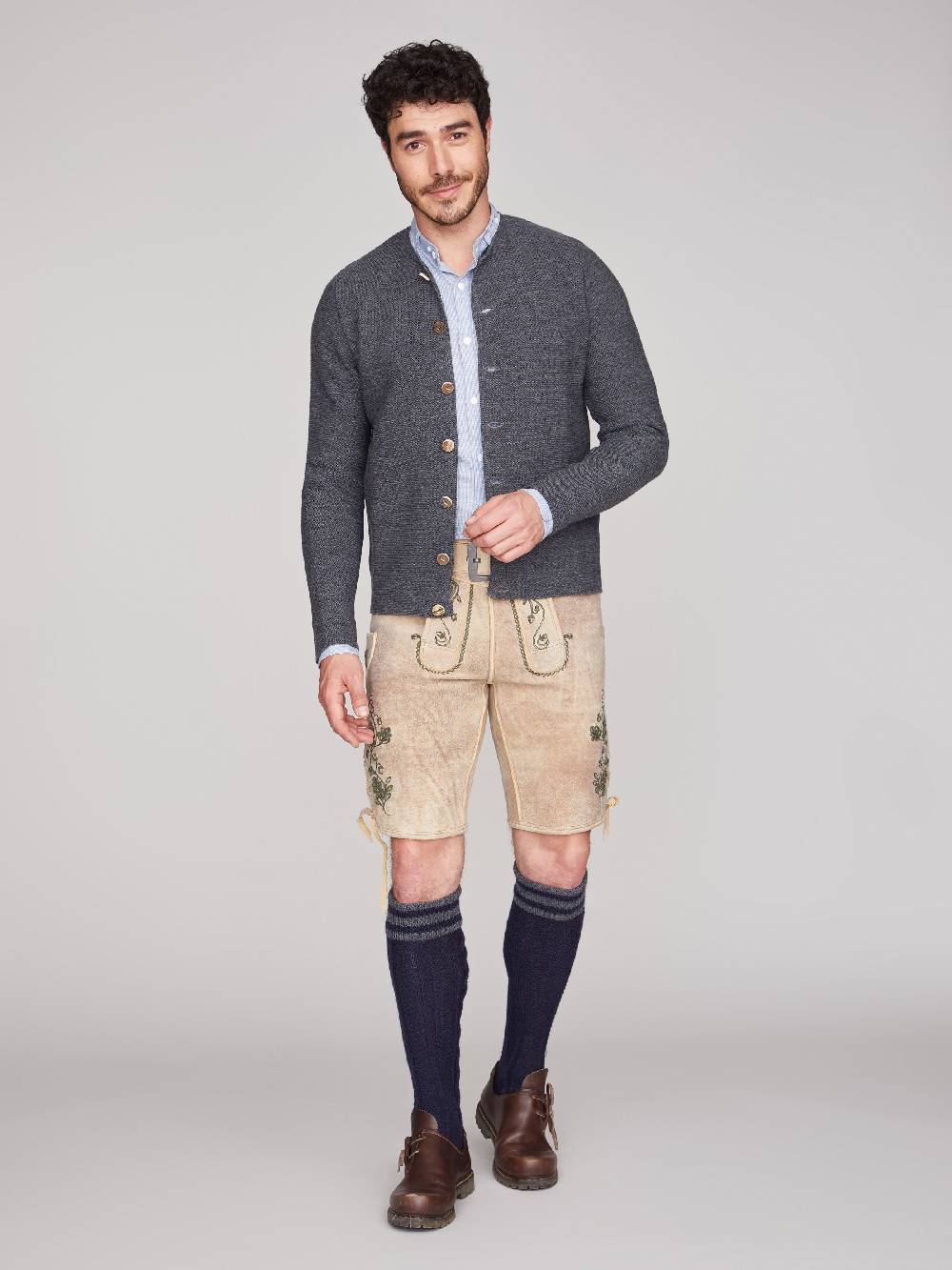 Limberry Strickjacke in Ashphalt-Grau - ALOISIUS ASPHALT Versandkostenfrei