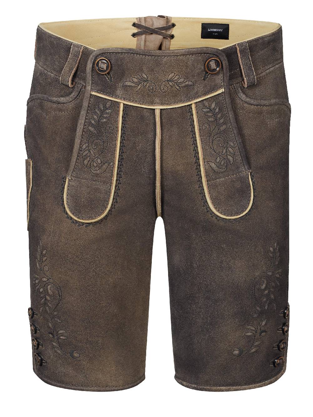 Limberry Steinbraune Lederhose - LEOPOLD STEIN Großer Ausverkauf