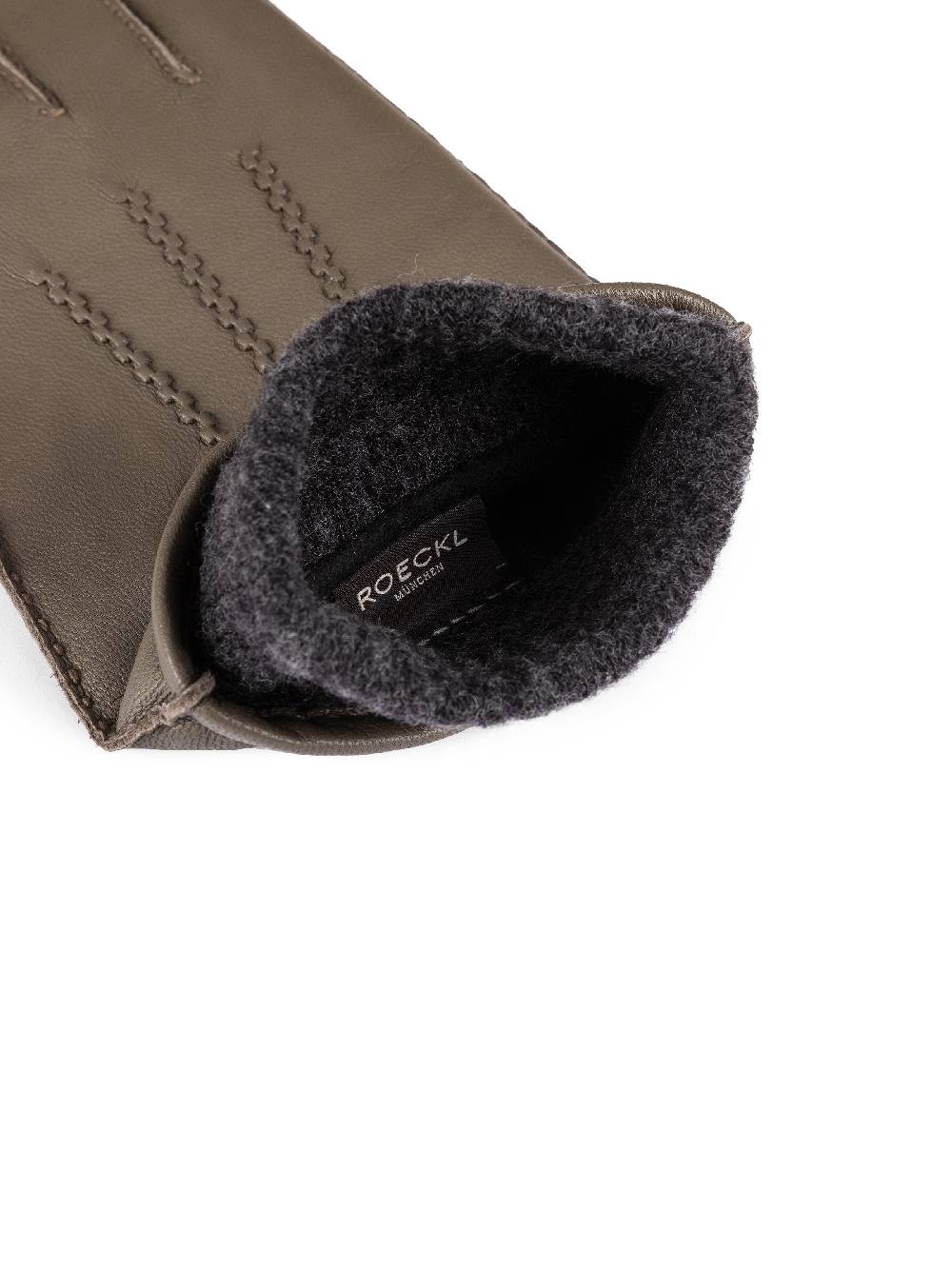 Limberry Khakifarbener Handschuhe mit Woll-Manschette - METZ KHAKI Top Angebot