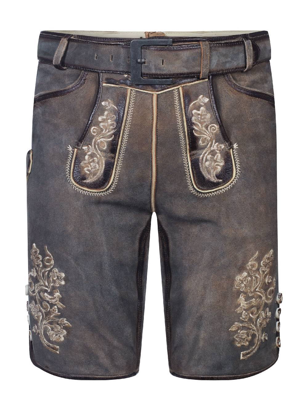 Limberry Ziegenlederhose in Mittelgrau - LX9670 MITTELGRAU VIP-Rabatte