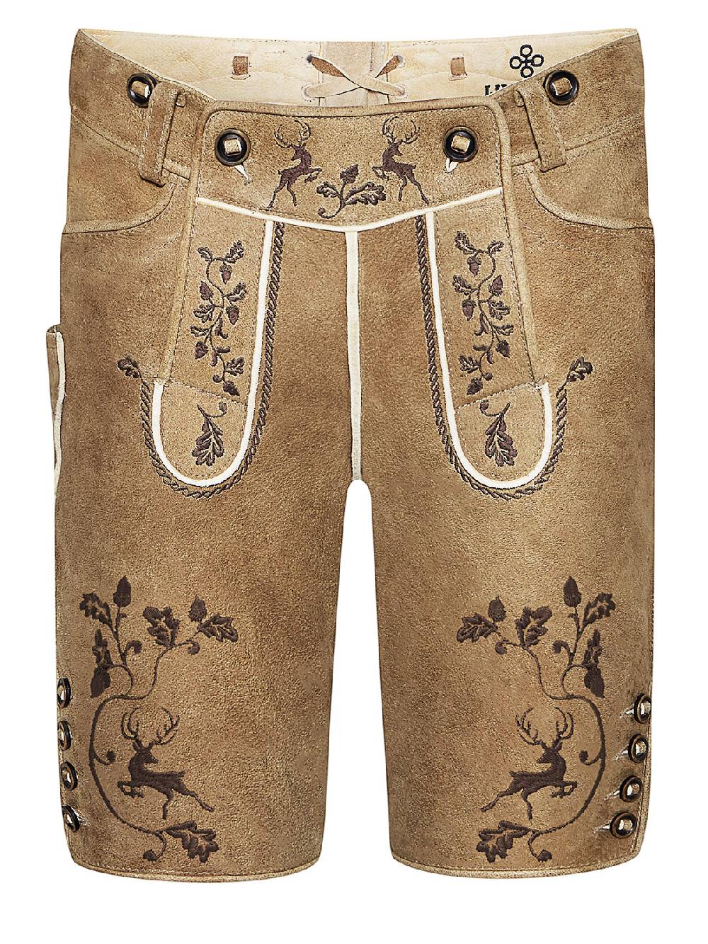 Limberry Hellbraune Hirsch-Lederhose - LUDWIG HELLBRAUN Zeitbegrenzte Promotion