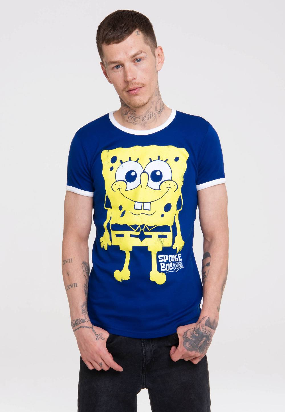 Logoshirt Spongebob - Ich Bin Bereit - T-Shirt Print - Herren Vatertagsangebot