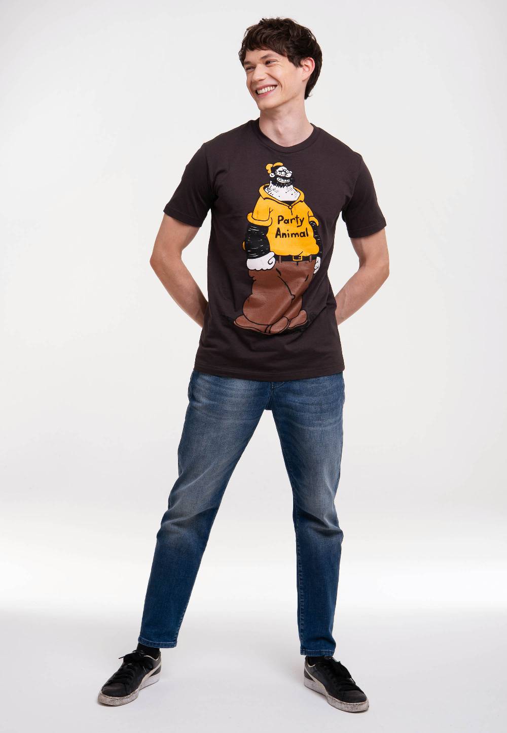 Logoshirt Popeye der Seemann - Brutus - Party Animal - T-Shirt Print JETZT KAUFEN
