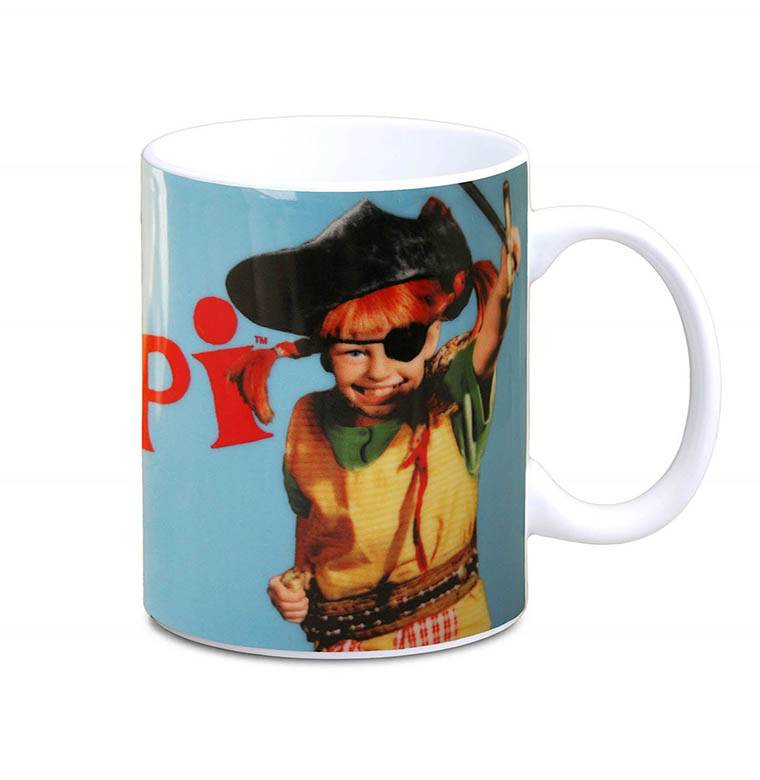 Logoshirt Pippi Langstrumpf - Pirat - Kaffeetasse Schlussverkauf