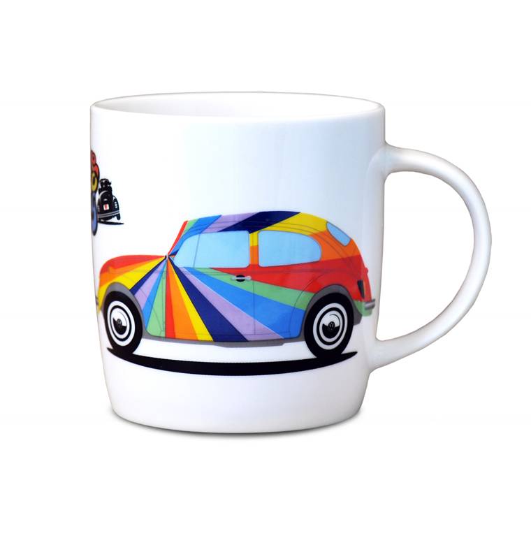 Logoshirt VW - Käfer - Streifen - Love That Bug - Kaffeebecher Heißer Verkauf